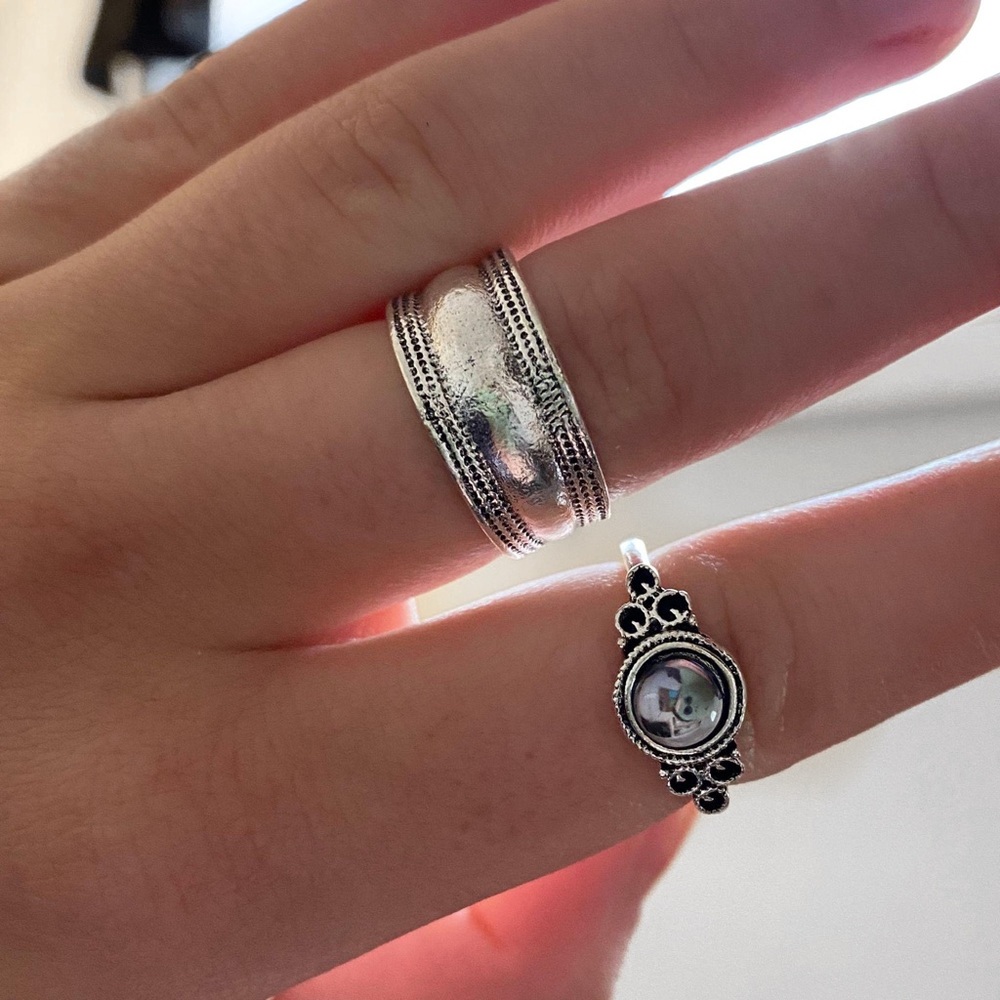 Boho ring set